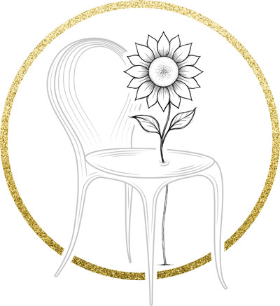 Sonnenblume mit Sessel
